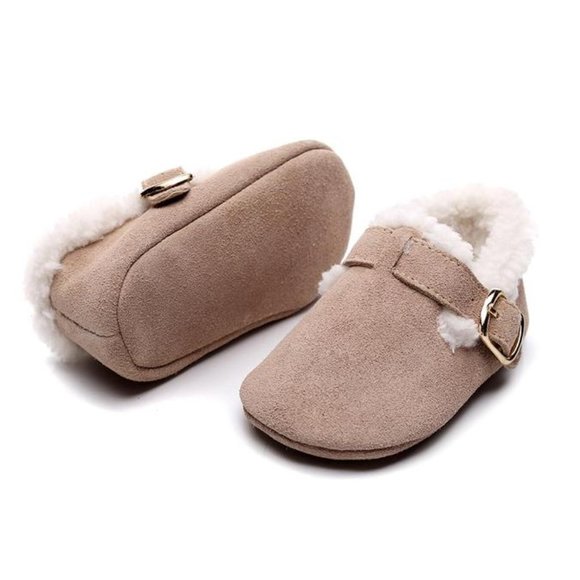 LIGHT BROWN BEIGE BABY TODDLER GIRL SHOES – 6-12m - Picture 3 of 4